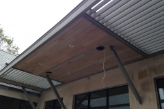 Structural aluminum and steel canopy