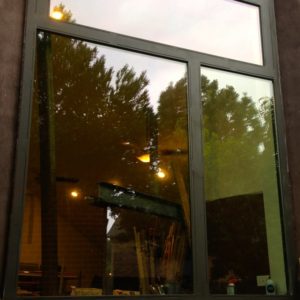 W by NW wall from exterior