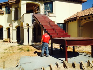 River Oaks Stair for stone install